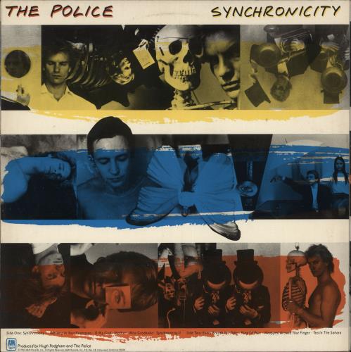 The Police Synchronicity - B/R/Y vinyl LP album (LP record) US POLLPSY721033