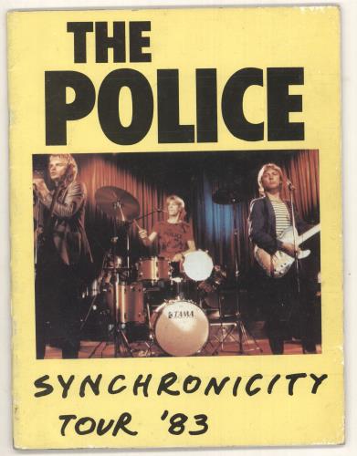 The Police Synchronicity Tour '83 tour programme UK POLTRSY734834