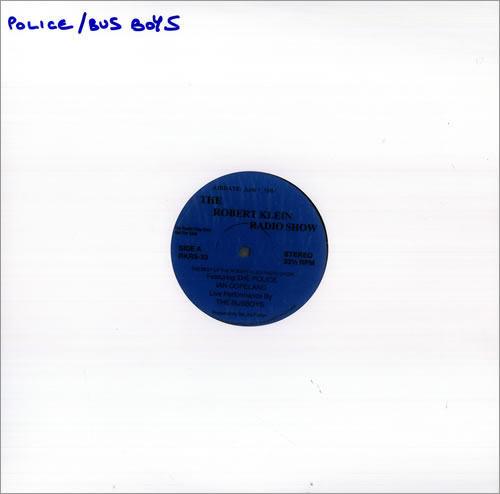 The Police The Robert Klein Radio Show 2-LP vinyl record set (Double LP Album) US POL2LTH447459