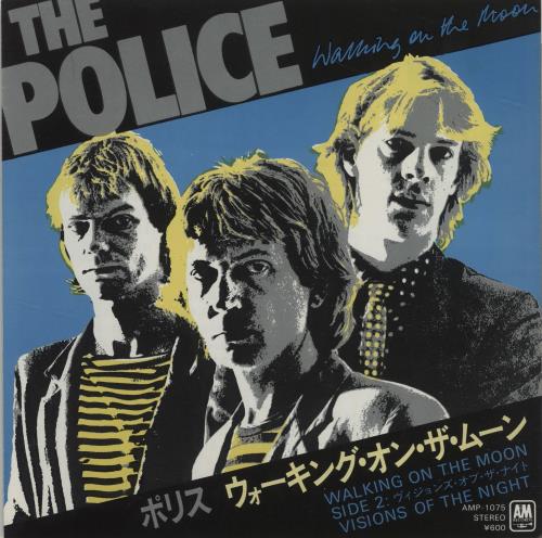 The Police Walking On The Moon 7" vinyl single (7 inch record / 45) Japanese POL07WA161860