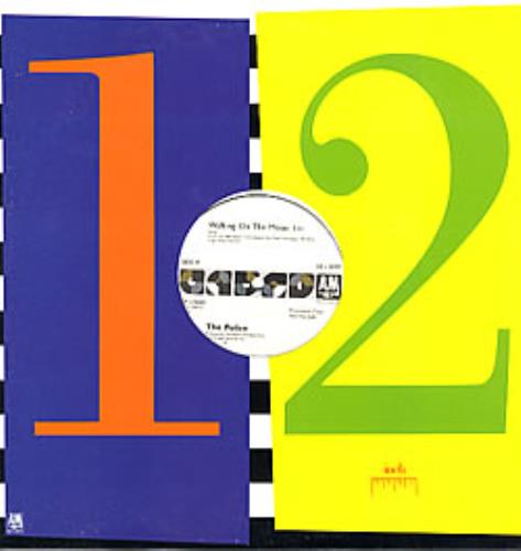 The Police Walking On The Moon 12" vinyl single (12 inch record / Maxi-single) US POL12WA46976