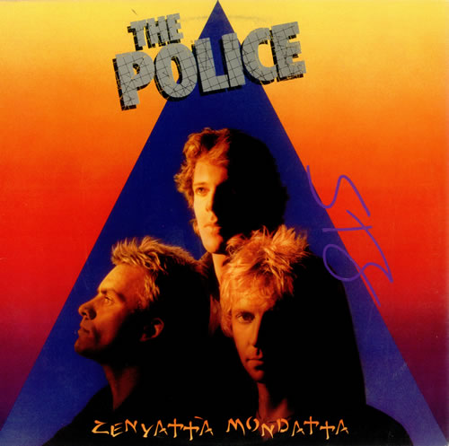 The Police Zenyatta Mondatta - Autographed vinyl LP album (LP record) US POLLPZE451858