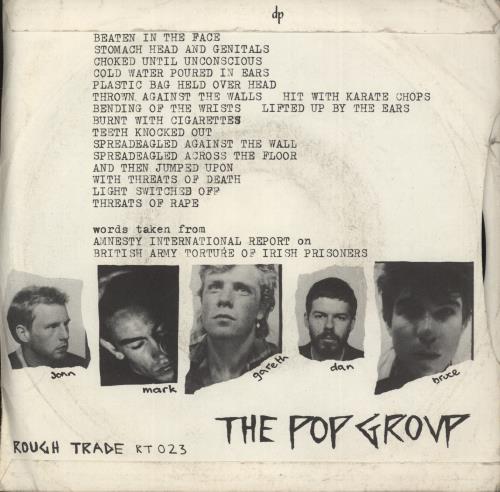 The Pop Group We Are All Prostitutes 7" vinyl single (7 inch record / 45) UK PGP07WE87552