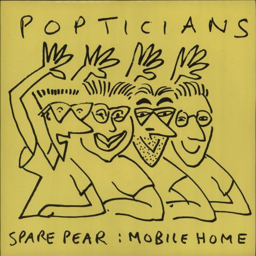 The Popticians Spare Pear 7" vinyl single (7 inch record / 45) UK WMT07SP681914