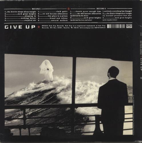 The Postal Service Give Up - EX 2-LP vinyl record set (Double LP Album) UK PSV2LGI878777