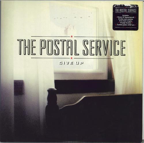 The Postal Service Give Up - Stickered 2-LP vinyl record set (Double LP Album) UK PSV2LGI769746