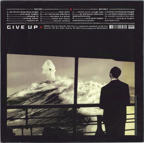 The Postal Service Give Up - Stickered 2-LP vinyl record set (Double LP Album) UK PSV2LGI769746