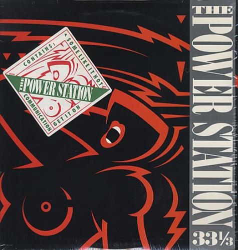 The Power Station Power Station + Opened Stickered Shrink vinyl LP album (LP record) US POWLPPO101345