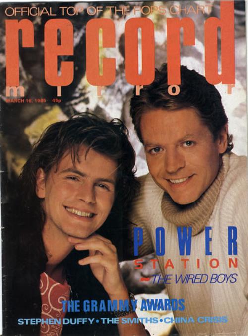 The Power Station Record Mirror magazine UK POWMARE607991