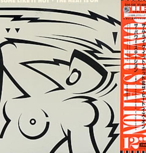 The Power Station Some Like It Hot And The Heat Is On 12" vinyl single (12 inch record / Maxi-single) Japanese POW12SO219795