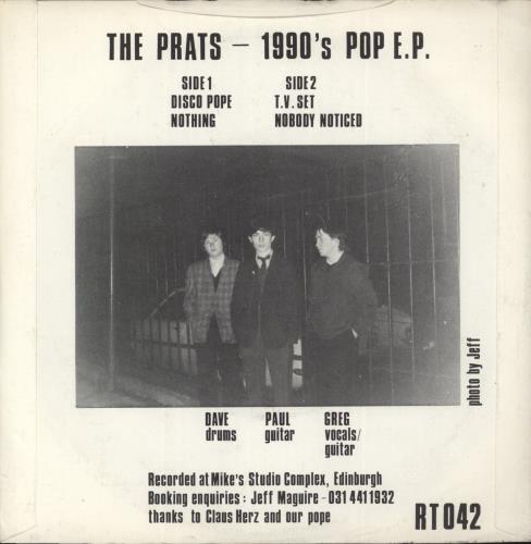 The Prats 1990's Pop E.P. 7" vinyl single (7 inch record / 45) UK UO707SP869857