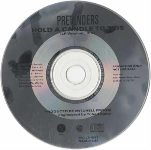 The Pretenders Hold A Candle To This CD single (CD5 / 5") US PTNC5HO66027