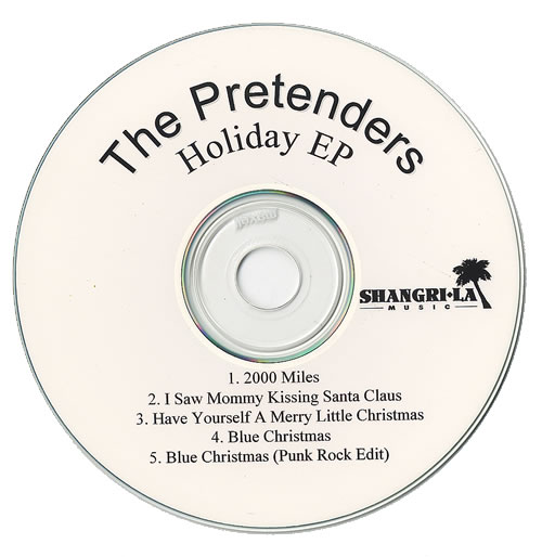 The Pretenders Holiday EP CD-R acetate US PTNCRHO481230