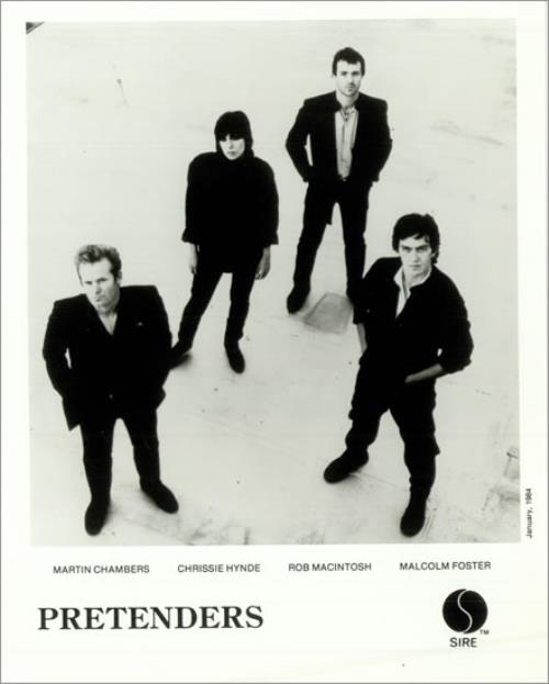 The Pretenders Learning To Crawl media press pack US PTNPPLE66408