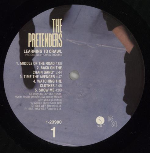 The Pretenders Learning To Crawl vinyl LP album (LP record) US PTNLPLE881969