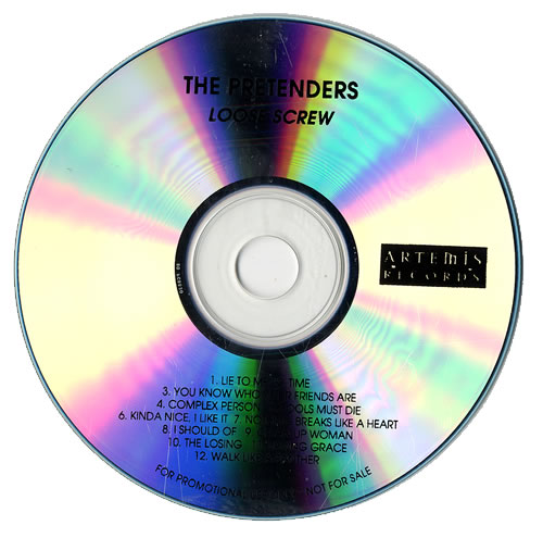 The Pretenders Loose Screw CD-R acetate US PTNCRLO225153