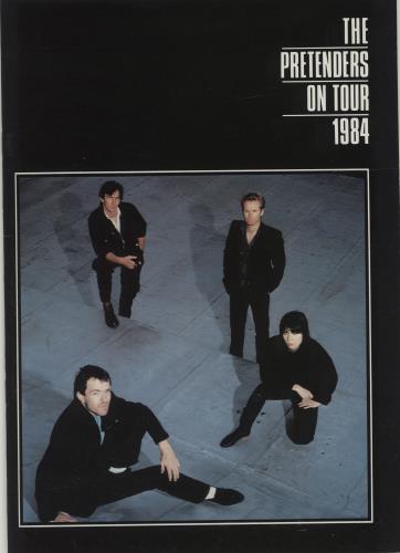 The Pretenders On Tour 1984 + ticket stubs tour programme UK PTNTRON532963