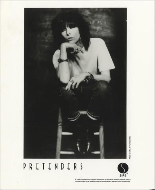 The Pretenders Packed! media press pack US PTNPPPA490572
