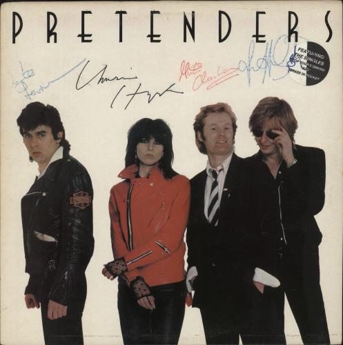 The Pretenders Pretenders - Fully Autographed - EX vinyl LP album (LP record) UK PTNLPPR875325