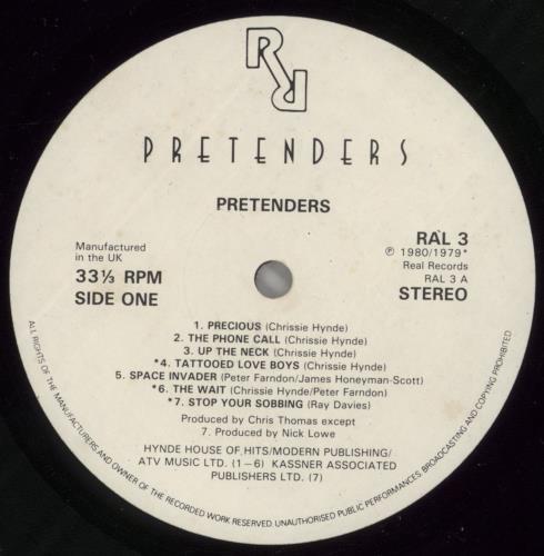 The Pretenders Pretenders - Fully Autographed - EX vinyl LP album (LP record) UK PTNLPPR875325