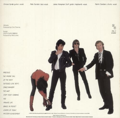 The Pretenders Pretenders vinyl LP album (LP record) German PTNLPPR744007
