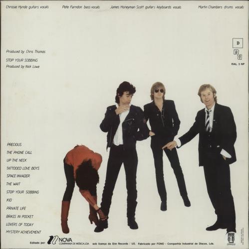 The Pretenders Pretenders vinyl LP album (LP record) Portuguese PTNLPPR763116