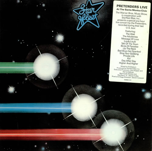 The Pretenders Starfleet Presents The Pretenders Live vinyl LP album (LP record) US PTNLPST487024