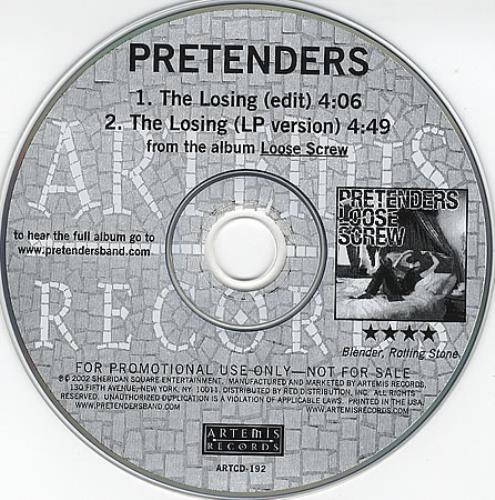 The Pretenders The Losing CD single (CD5 / 5") US PTNC5TH238918
