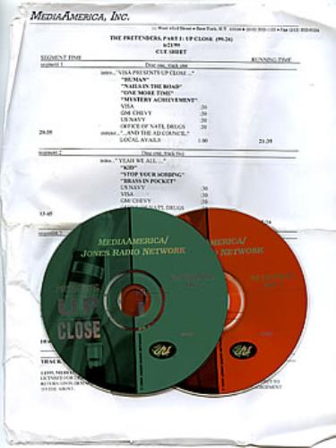 The Pretenders Up Close 2 CD album set (Double CD) US PTN2CUP147038