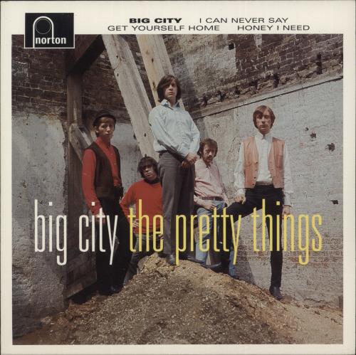 The Pretty Things Big City 7" vinyl single (7 inch record / 45) US PTH07BI357186