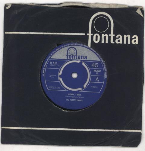 The Pretty Things Honey, I Need - 3 Prong 7" vinyl single (7 inch record / 45) UK PTH07HO511518
