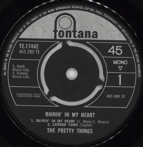 The Pretty Things Rainin' In My Heart EP - VG 7" vinyl single (7 inch record / 45) UK PTH07RA651996