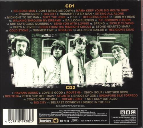 The Pretty Things The BBC Sessions 2 CD album set (Double CD) UK PTH2CTH807484