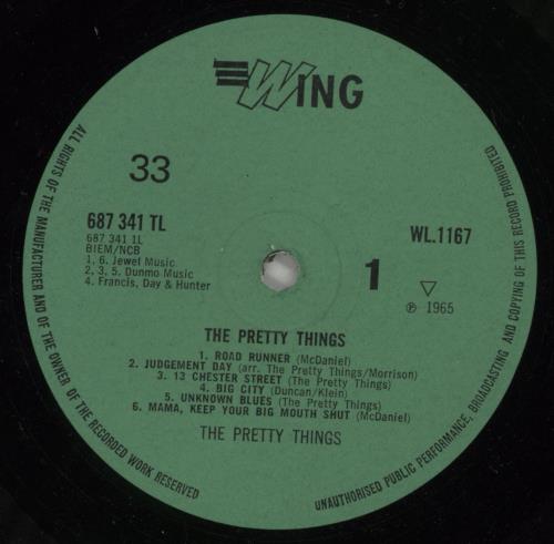 The Pretty Things The Pretty Things vinyl LP album (LP record) UK PTHLPTH531896