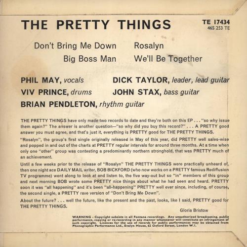 The Pretty Things The Pretty Things 7" vinyl single (7 inch record / 45) UK PTH07TH702140