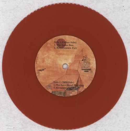 The Pretty Things The Same Sun - Red Vinyl 7" vinyl single (7 inch record / 45) UK PTH07TH836357