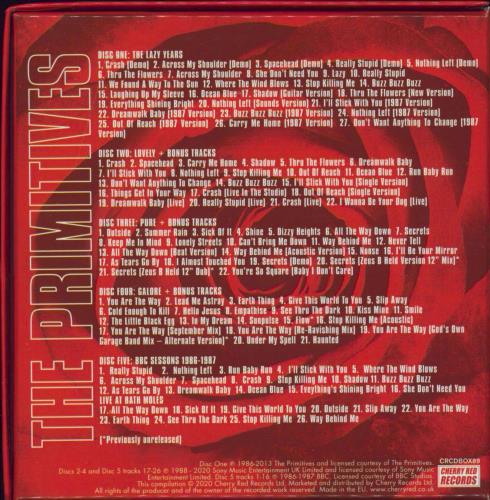 The Primitives Bloom! The Full Story 1985-1992 CD Album Box Set UK PRMDXBL791726