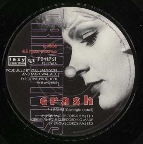 The Primitives Crash 7" vinyl single (7 inch record / 45) UK PRM07CR77046