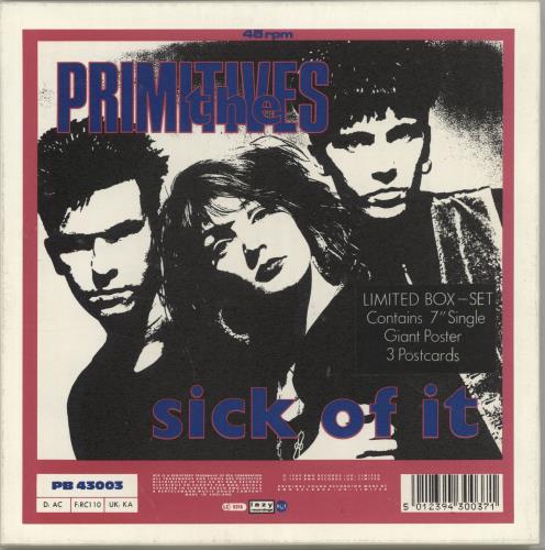 The Primitives Sick Of It box set UK PRMBXSI152911