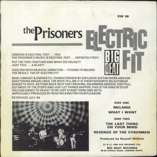 The Prisoners Electric Fit EP - VG 7" vinyl single (7 inch record / 45) UK PRZ07EL806028