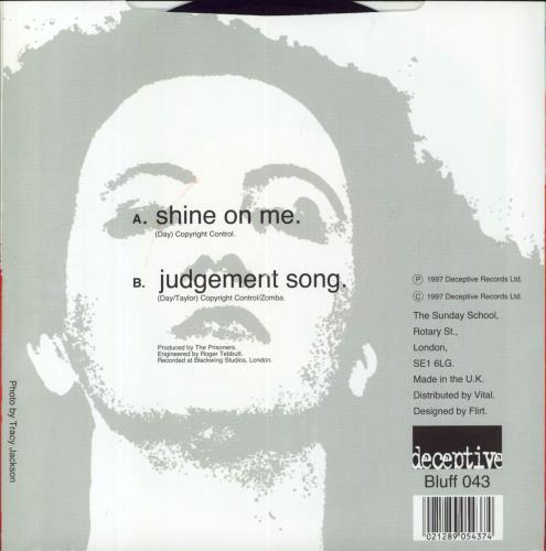 The Prisoners Shine On Me 7" vinyl single (7 inch record / 45) UK PRZ07SH513594