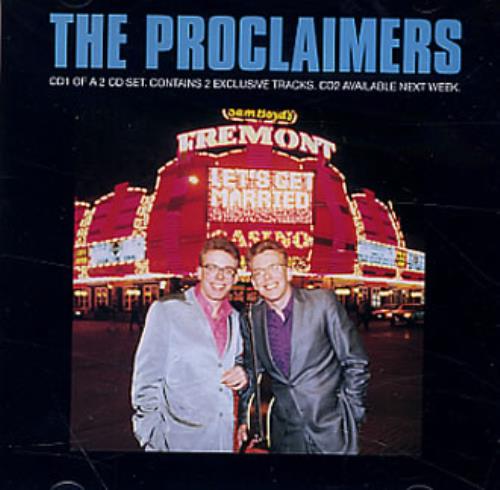 The Proclaimers Let's Get Married 2-CD single set (Double CD single) UK PCL2SLE242676