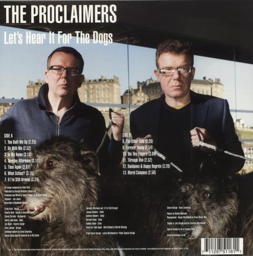 The Proclaimers Let's Hear It For The Dogs vinyl LP album (LP record) UK PCLLPLE879019