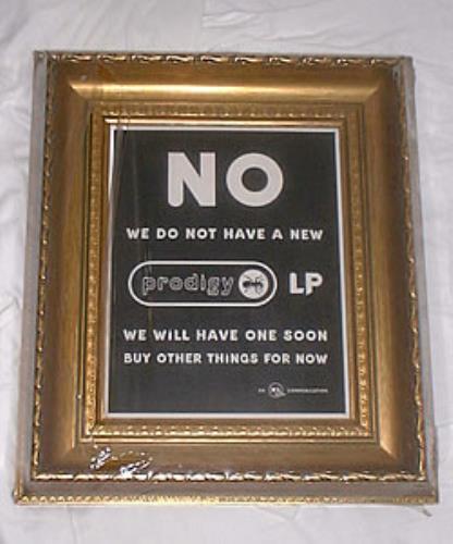 The Prodigy No We Do Not Have A New L.P. - Sign memorabilia UK PDGMMNO87059