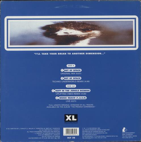 The Prodigy Out Of Space - EX 12" vinyl single (12 inch record / Maxi-single) UK PDG12OU886537