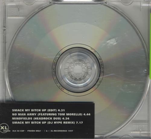 The Prodigy Smack My Bitch Up CD single (CD5 / 5") UK PDGC5SM97202