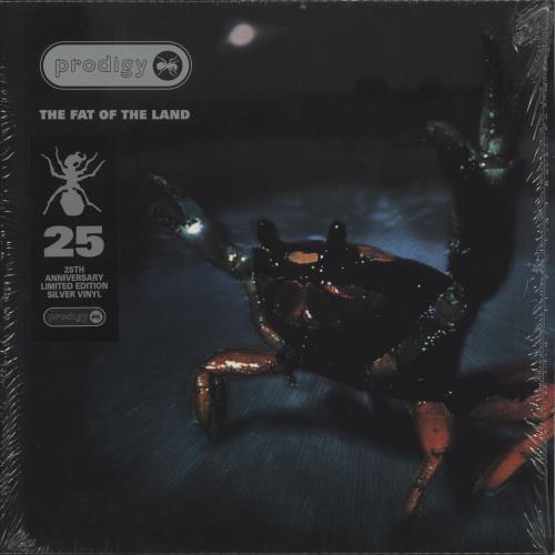 The Prodigy The Fat Of The Land - Silver Vinyl 25th Anniversary Edition 2-LP vinyl record set (Double LP Album) UK PDG2LTH864917