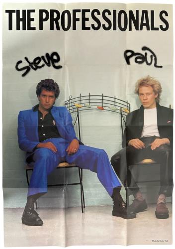 The Professionals One Two Three - Poster Sleeve 7" vinyl single (7 inch record / 45) UK PRF07ON229524