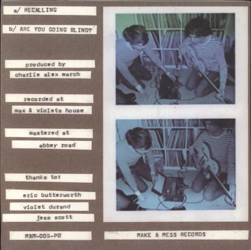 The Proper Ornaments Recalling 7" vinyl single (7 inch record / 45) US 0MP07RE798096