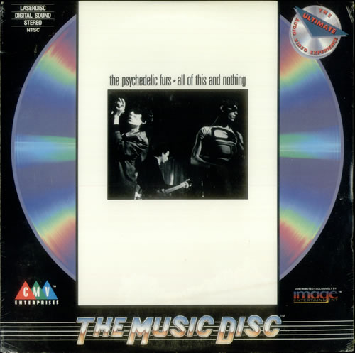 The Psychedelic Furs All Of This And Nothing laserdisc / lazerdisc US FURLZAL546319